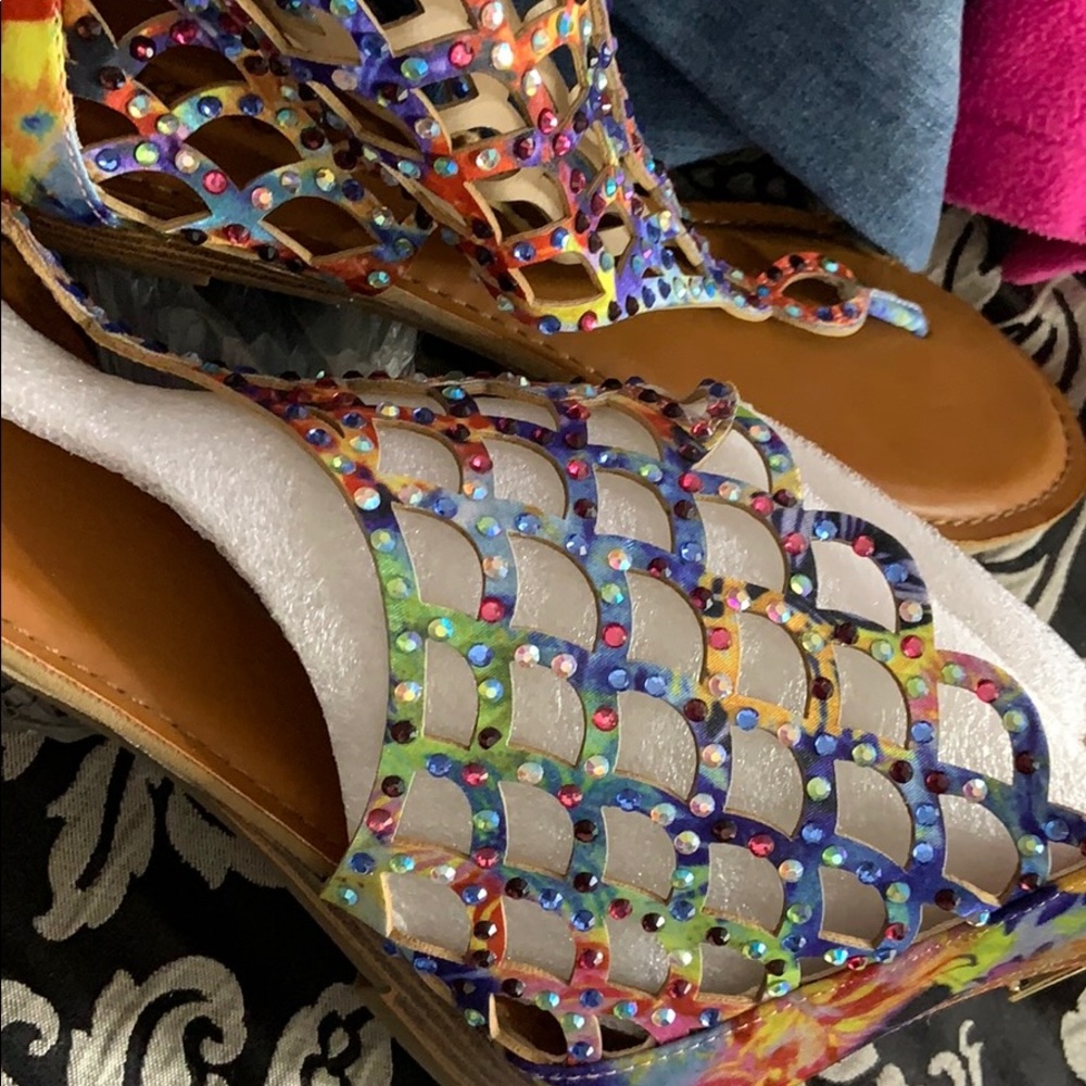 Colorful sandals